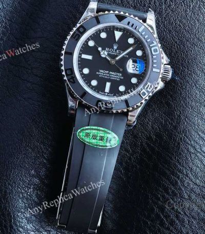 CBD Factory Rolex Yacht-master 40mm Black Ceramic Bezel WG Case 3235 Movement Watch